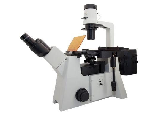 고체촬상소자카메라와 트리노크룰러 도립 형광 현미경
